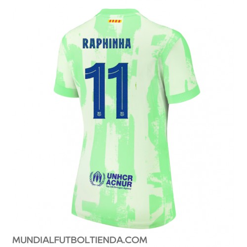 Camiseta Barcelona Raphinha Belloli #11 Tercera Equipación Replica 2024-25 para mujer mangas cortas